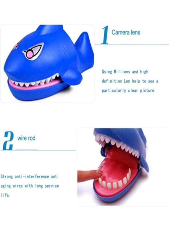 أو إي إم لعبة إبداعية مريحة بتصميم عض الأصابع على شكل سمكة قرش بأسنان كبيرة - Image 4