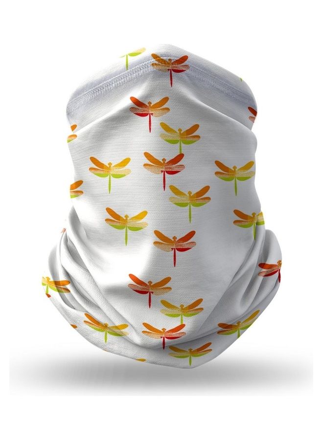 ستايلايزد كمامة وجه بتصميم يصل إلى الرقبة - بطبعة يرعات - Image 1