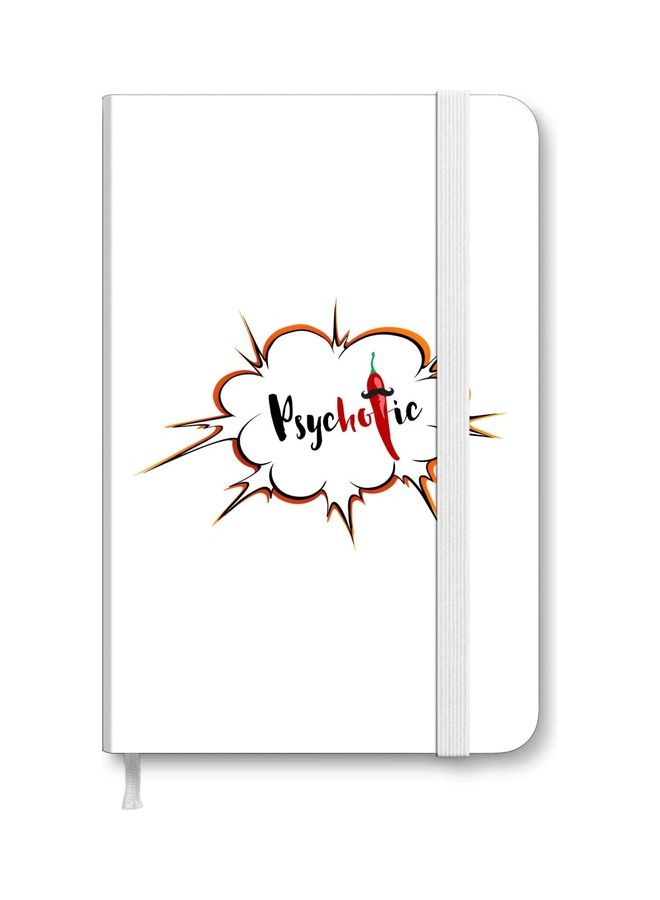 Stylizedd Designer A5 Thick Hardcover Notebook - Psychotic Multicolour