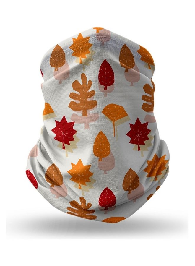 Designer Neck Gaiter Face Mask- Autumn Scribble