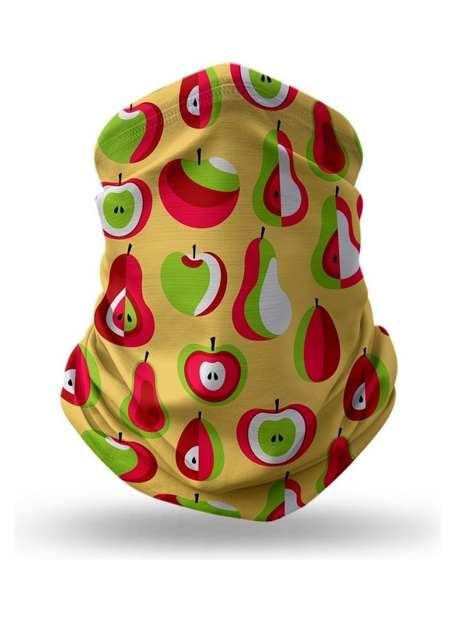 Stylizedd Designer Neck Gaiter Face Mask- Modern Apple - Image 1