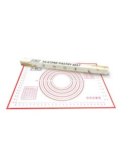 MMG Non-Stick Silicone Baking Mat Multicolour 60 x 40 x 0.4cm  - Image 1