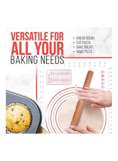 MMG Non-Stick Silicone Baking Mat Multicolour 60 x 40 x 0.4cm  - Image 5