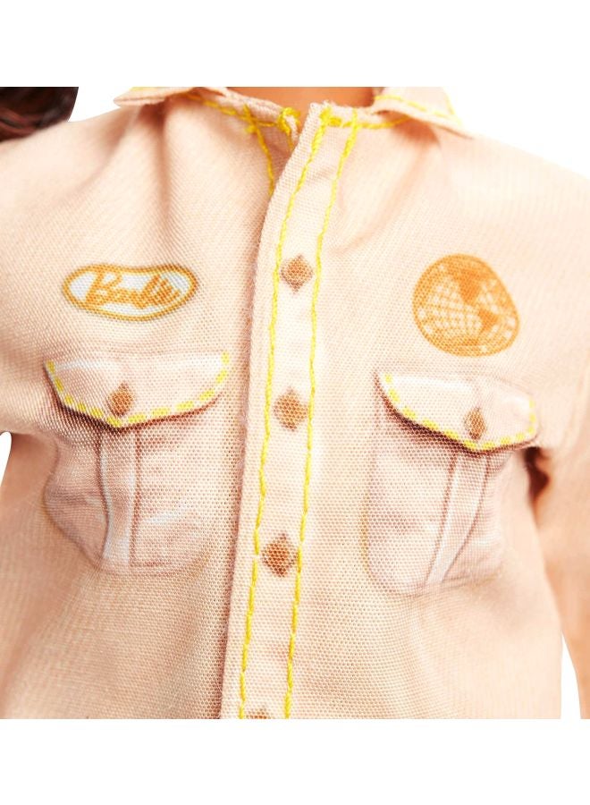 Barbie National Geographic Series Wildlife Conservationist Career Fashion Doll Set GDM48 - Image 5