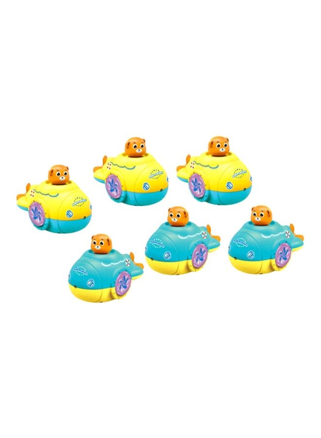 HUANGER 6-Piece Wind Up Bath Toys Set 33.2x9.4x27.7cm - Image 1