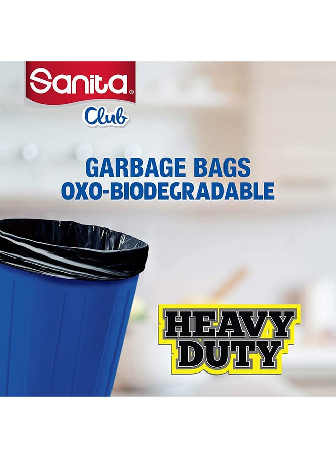 Sanita - Biodegradable Garbage Bag Large Black 76x95cm - Image 1