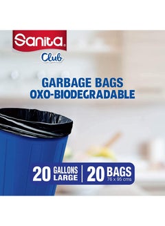 Sanita Biodegradable Garbage Bag Large Black 76x95cm  - Image 3