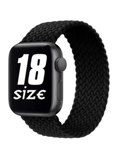 D'VOGUE Replacement Strap For Apple iWatch Series 6/SE/5/4/3/2/2 Black  - Image 1