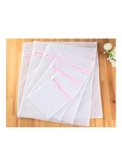 Generic 7-Piece Laundry Bag White/Pink  - Image 3