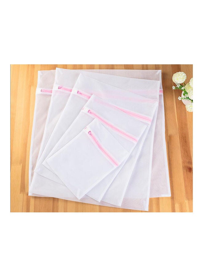 Generic - 7-Piece Laundry Bag White/Pink - Image 1