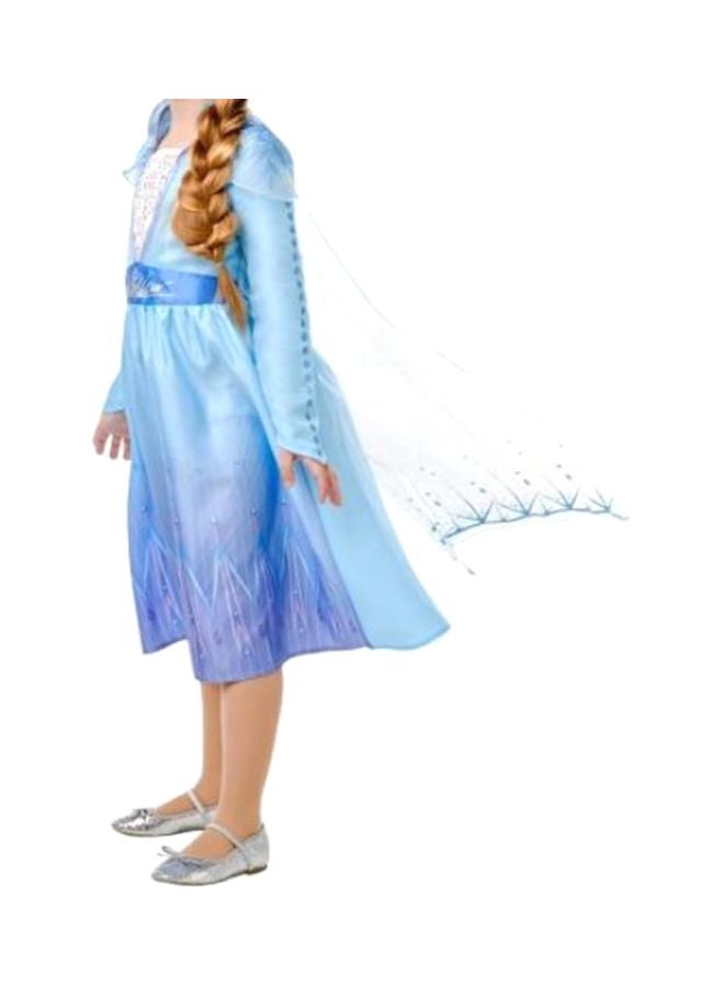 Official Disney Frozen 2, Elsa Classic Travel Dress, Childs Costume, Size Medium Age 5-6 Years Multicolour 3002845-6 - v1612614639/N30677249A_3