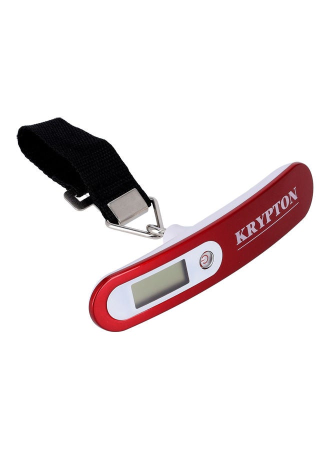 KRYPTON - LCD Display Luggage Scale Red/White/Black - Image 1