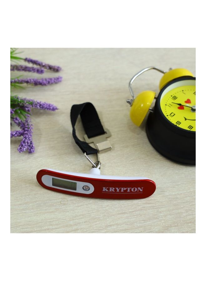 KRYPTON - LCD Display Luggage Scale Red/White/Black - Image 1