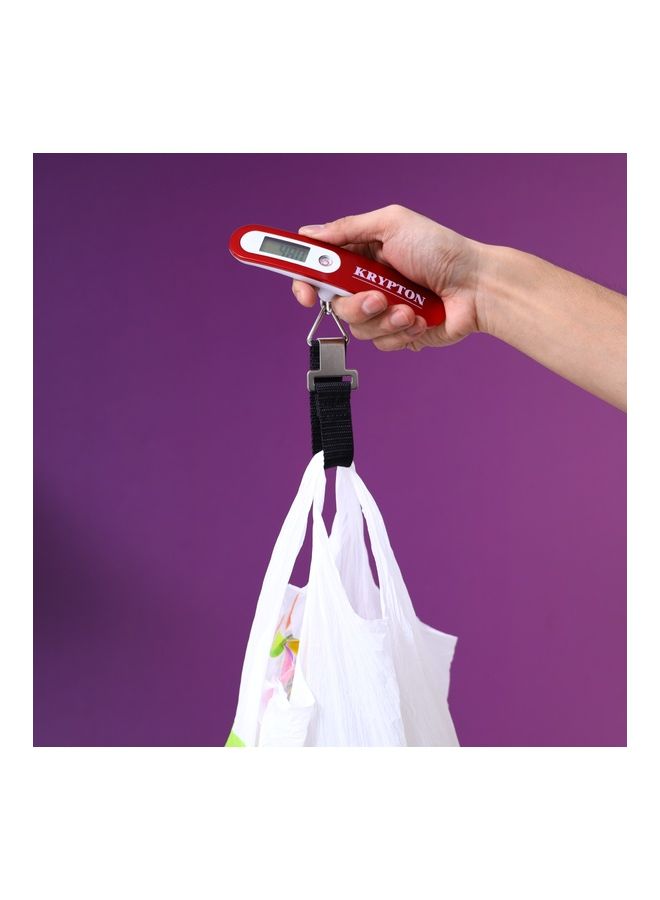 KRYPTON - LCD Display Luggage Scale Red/White/Black - Image 1