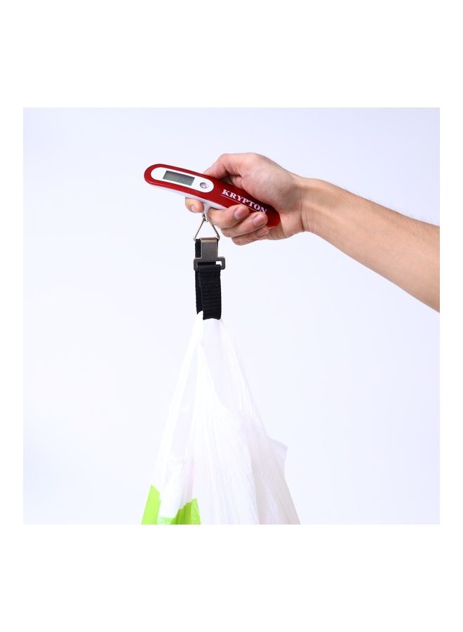 KRYPTON - LCD Display Luggage Scale Red/White/Black - Image 1