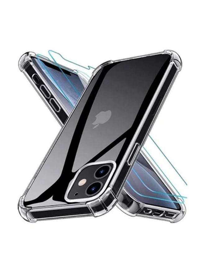 AMTCO Protective Case Cover With Screen Protector For Apple iPhone 12 Pro Max Clear  - Image 1