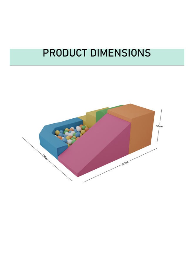 Soft Outdoor Playset With Balls 130x120x50cm  - Image 3