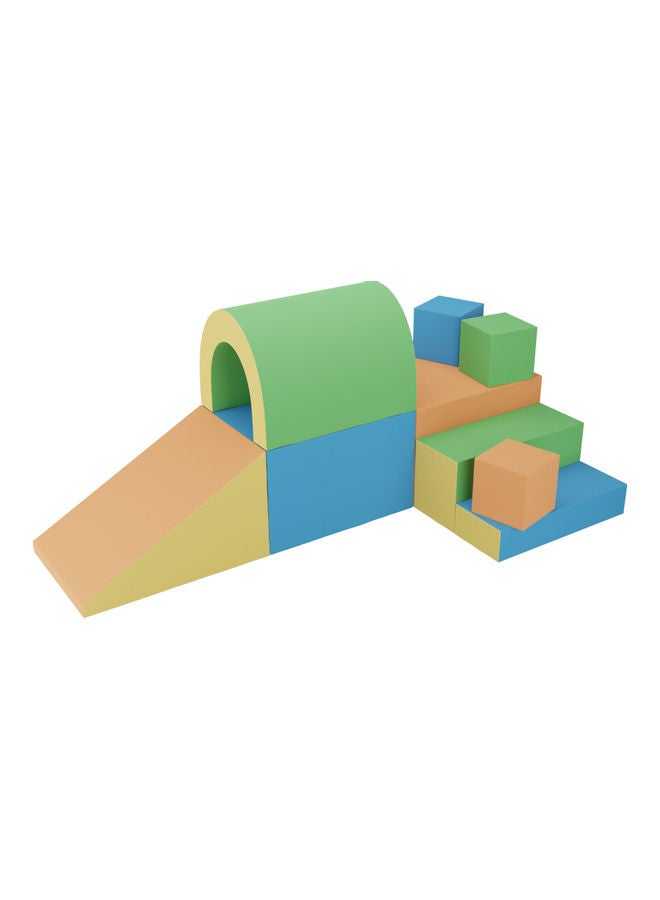 Soft Play Tunnel Slide Play Structure 200x100x85cm