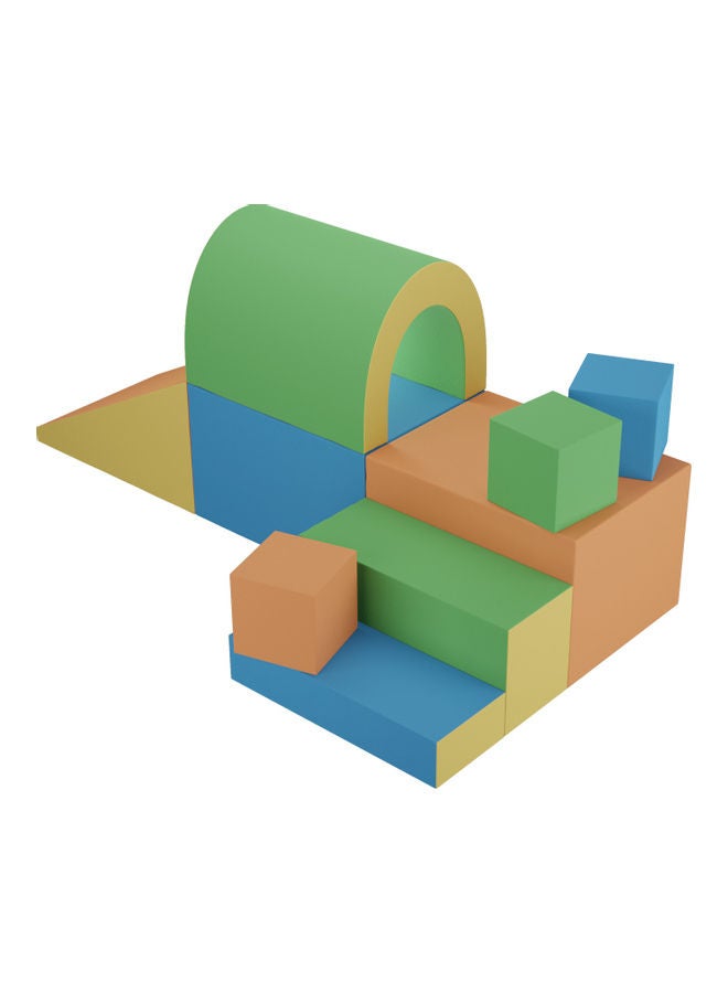 Soft Play Tunnel Slide Play Structure 200x100x85cm