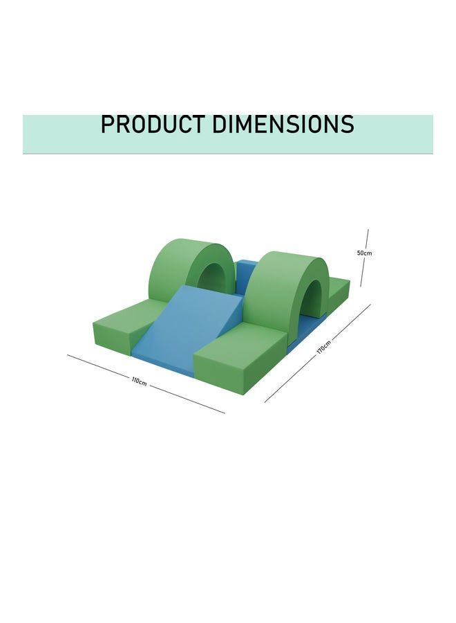 Soft Play Tunnel And Slides 70x110x50cm  - Image 3
