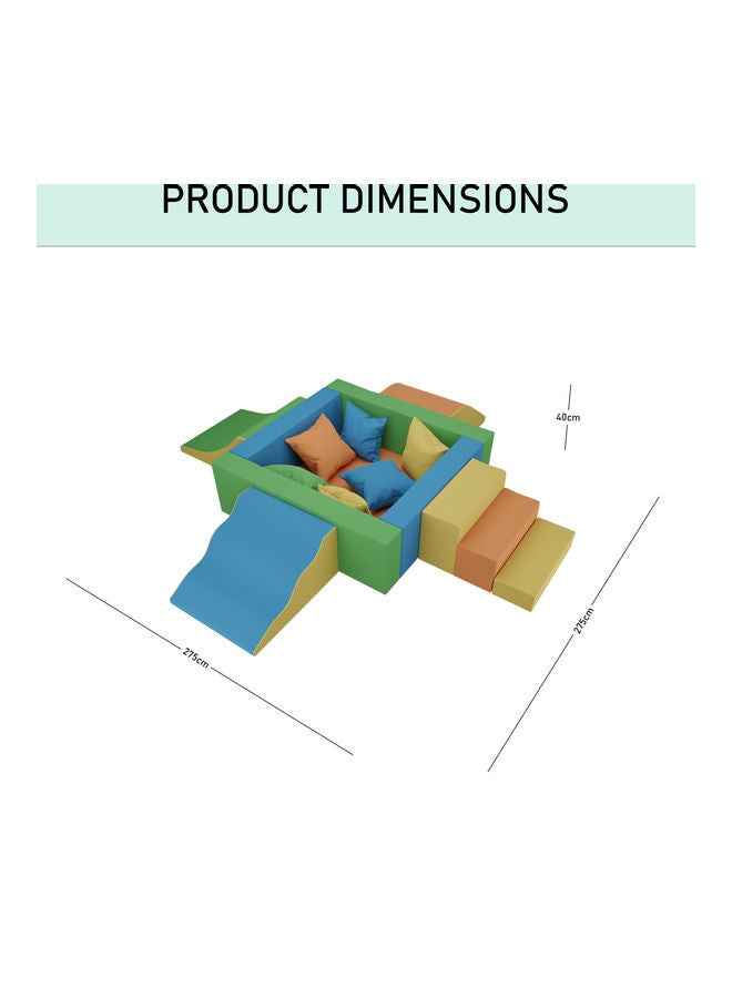 Soft Play Pool With Pillows 275x275x40cm  - Image 3