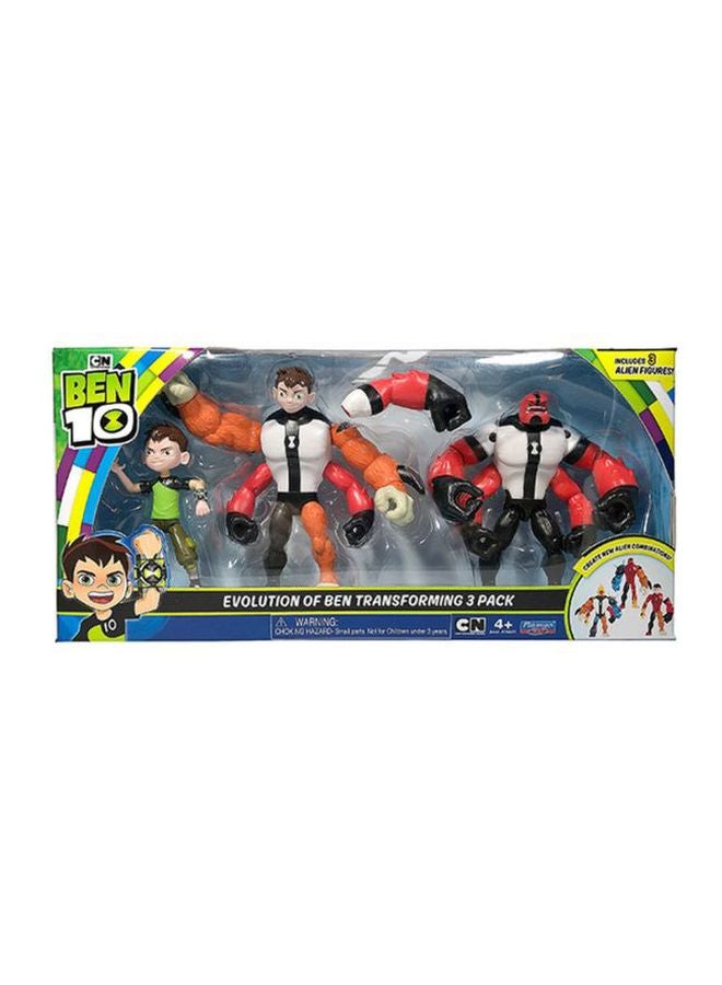 بن تن مجموعة ألعاب من 3 قطع تمثل مراحل التحول لشخصية فور آرمز - Image 1