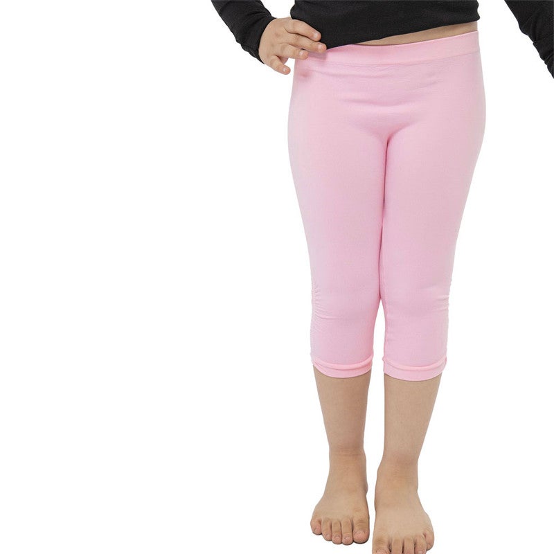 Pants Microfibre For Girls White/Pink