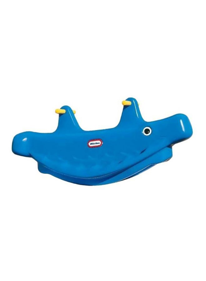 little tikes Whale Teeter Totter Rocking Toy 44.4x48.3x106.7cm - Image 1