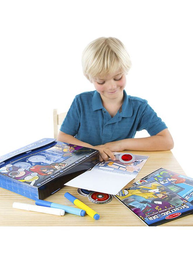 Melissa & Doug - Melissa & Doug On the Go Secret Decoder Deluxe Activity Set and Super Sleuth Toy 5.72x26.67x30.48cm - Image 1