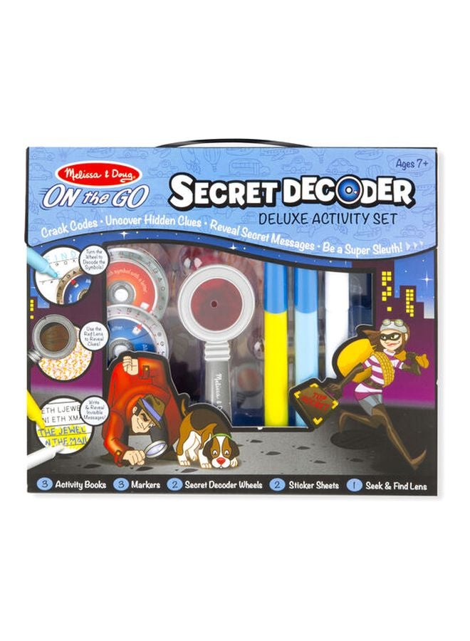Melissa & Doug - Melissa & Doug On the Go Secret Decoder Deluxe Activity Set and Super Sleuth Toy 5.72x26.67x30.48cm - Image 1