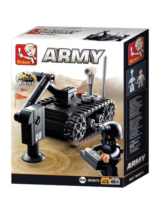 Sluban - M38-B0587D 174-Piece 8-In-1 Army Building Set M38-B0587D 174 8+ Years - Image 1