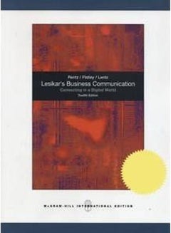 Lesikar's Business Communication: Connecting in a Digital World paperback english - 2014 