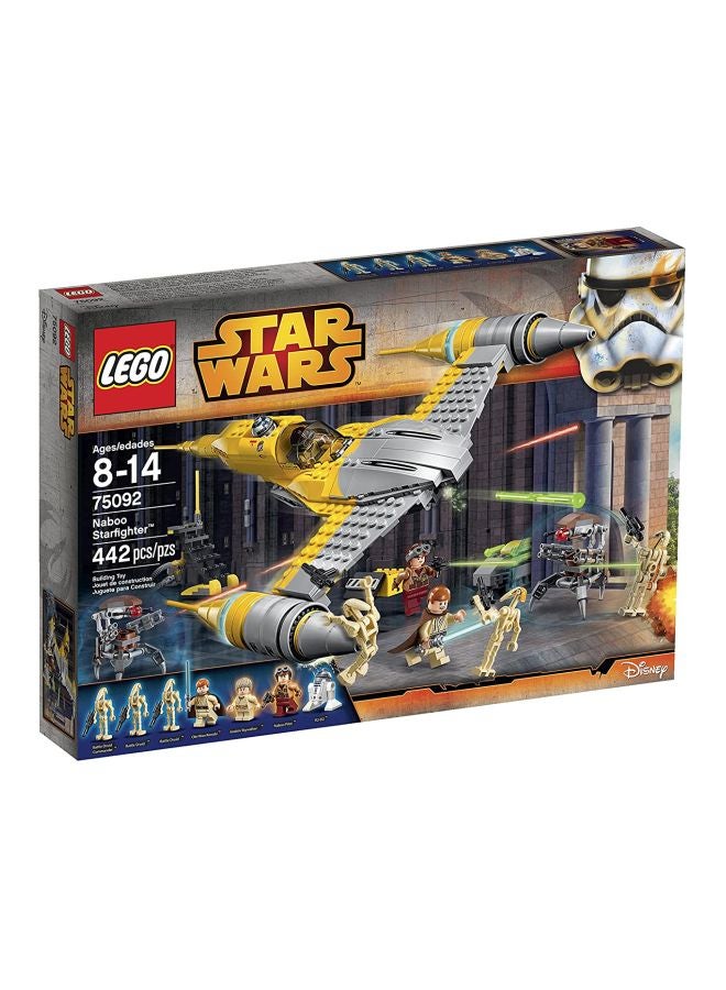 ليغو مجموعة بناء طائرة نابو ستار فايتر من فيلم "Star Wars" مكونة من 442 قطعة 75092 442 أكبر من 8 سنوات - Image 2