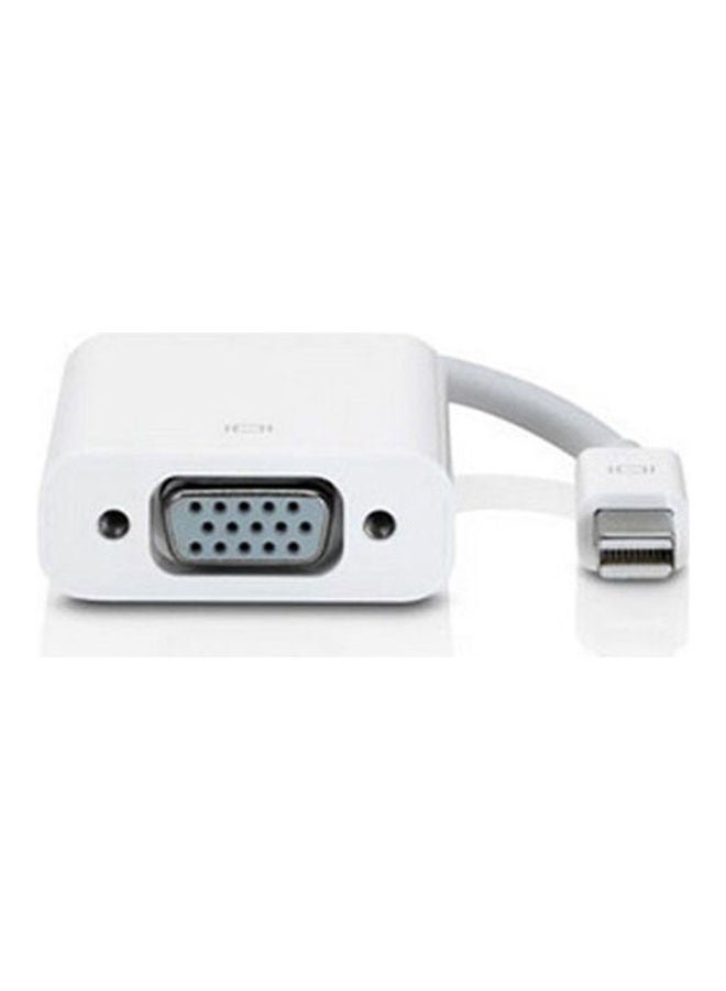 Mini Displayport Male To DVI/HDMI/VGA/DP Female White - Image 1