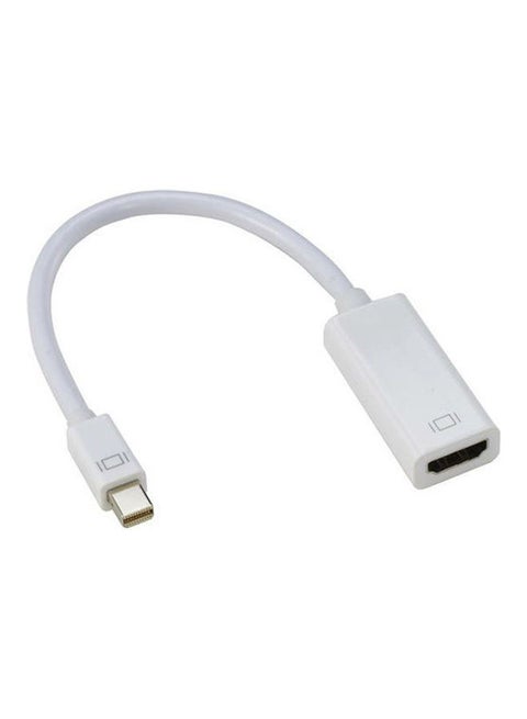 Mini Display Port Yo HDMI Adapter For Apple's Macbook/Macbook Pro White