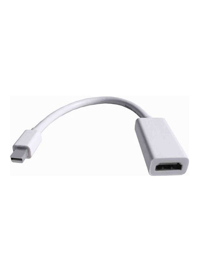 Mini Display Port Yo HDMI Adapter For Apple's Macbook/Macbook Pro White