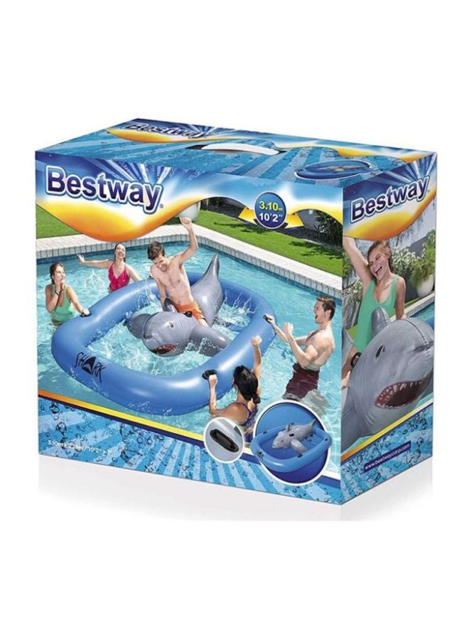 Tidal Wave Shark Inflatable Float 10.2x7inch