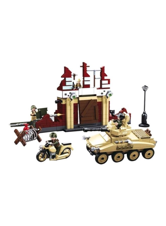 Sluban - 6938242955670 479-piece Army Battle WWII Series Building Block Set M38-B0696 8+ Years - Image 1