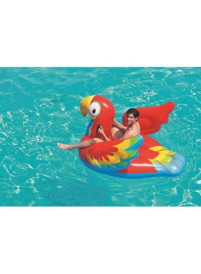 بست واي عوامة سباحة للركوب قابلة للنفخ على شكل الببغاء بيبي 34x12x30سم - Image 5