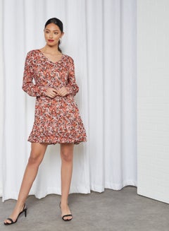Floral Mini Dress Multicolour
