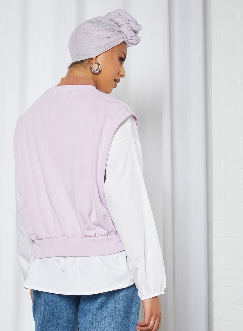 PIECES - Lamsi Shirt Sweatshirt Orchid Bloom - Image 1