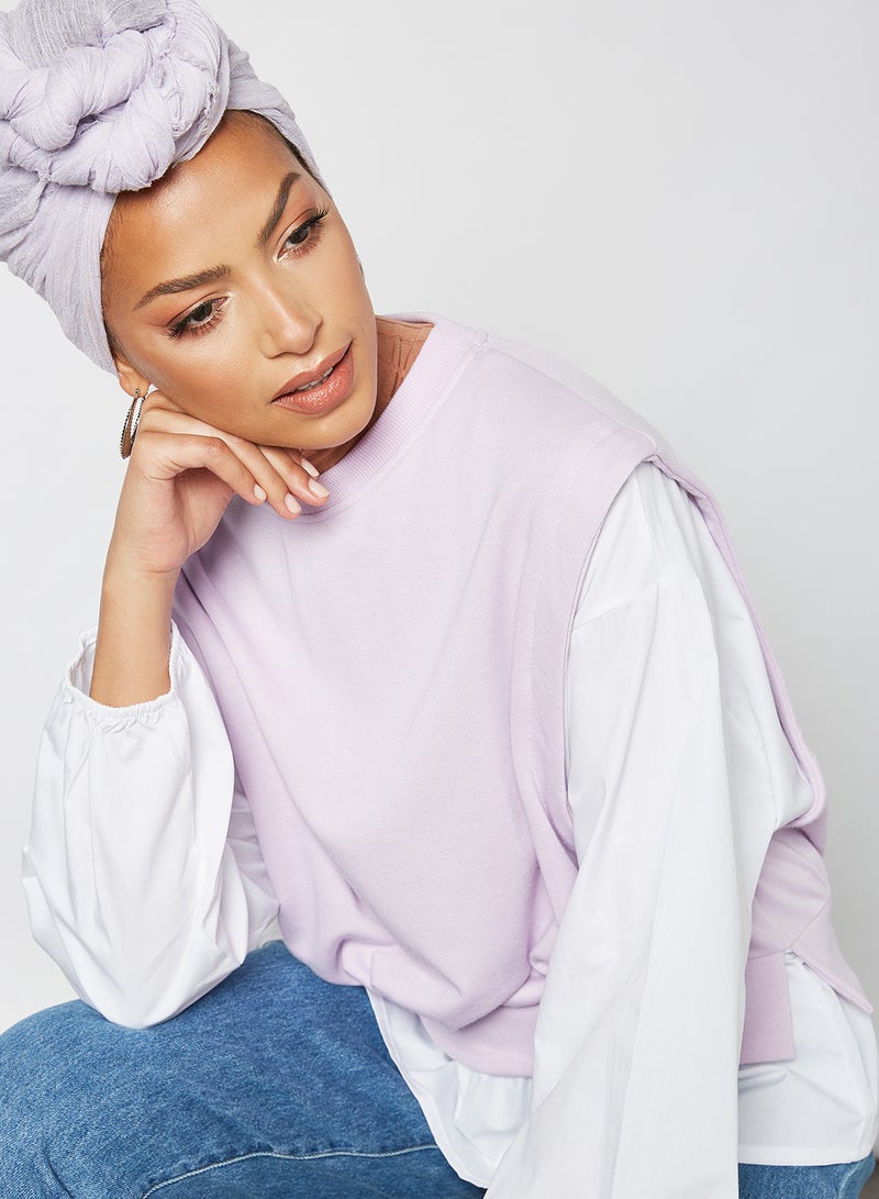 PIECES - Lamsi Shirt Sweatshirt Orchid Bloom - Image 1