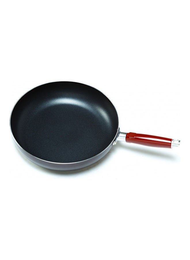 Badraig Non Stick Frying Pan Black/Red 32cm - Image 2