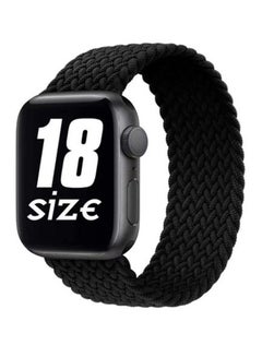 D'VOGUE Replacement Strap For Apple iWatch Series 6/SE/5/4/3/2/2 Black  - Image 1
