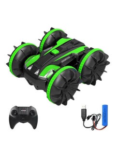 AnneFish Amphibious Remote Control Double-Sided Driving Toy Car 14.6x14x7.1cm  - Image 1