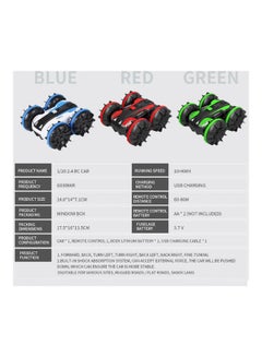 AnneFish Amphibious Remote Control Double-Sided Driving Toy Car 14.6x14x7.1cm  - Image 3