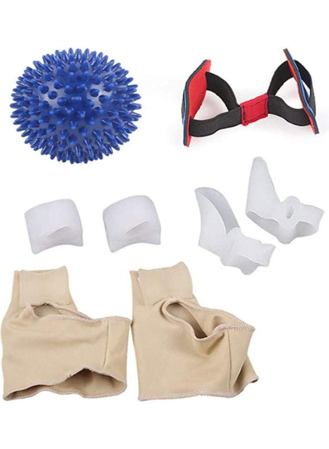 AnneFish 8-Piece Silicone Toe Separator Massage Ball Set  - Image 1