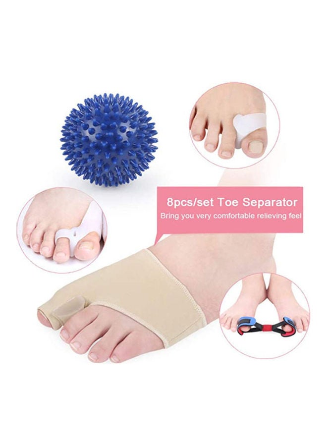 AnneFish 8-Piece Silicone Toe Separator Massage Ball Set  - Image 3