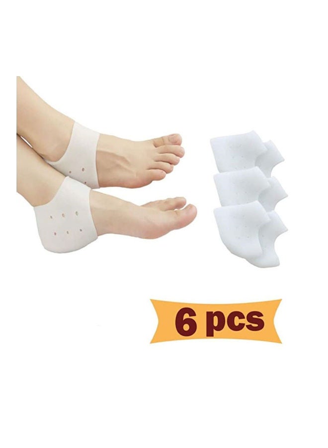 AnneFish - 3-Pair Of Breathable Anti-Drying Gel Heel Protectors - Image 1