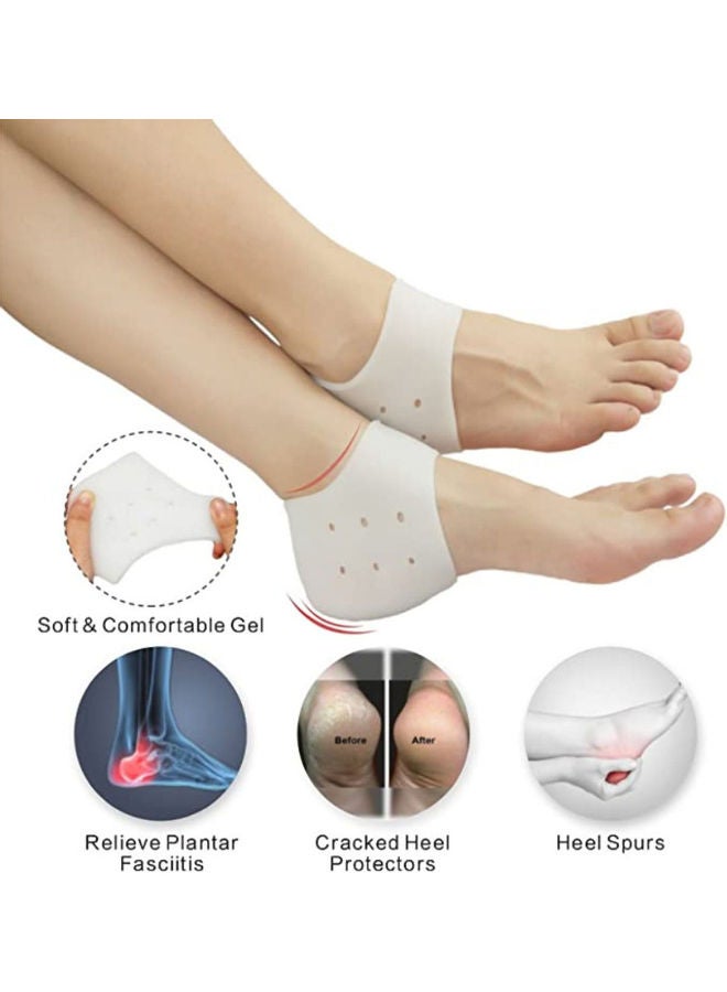 AnneFish - 3-Pair Of Breathable Anti-Drying Gel Heel Protectors - Image 1